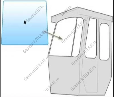 Geam utilaj/ Parbriz Utilaj VOLVO BM-SERIES LOADING SHOVEL