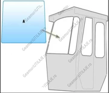 Geam utilaj/ Parbriz Utilaj VOLVO BM-SERIES LOADING SHOVEL
