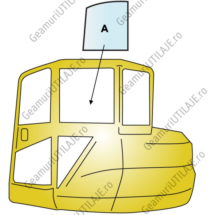 Geamuri cabina Yanmar